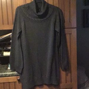 NWOT Dark Gray Tunic Sweater